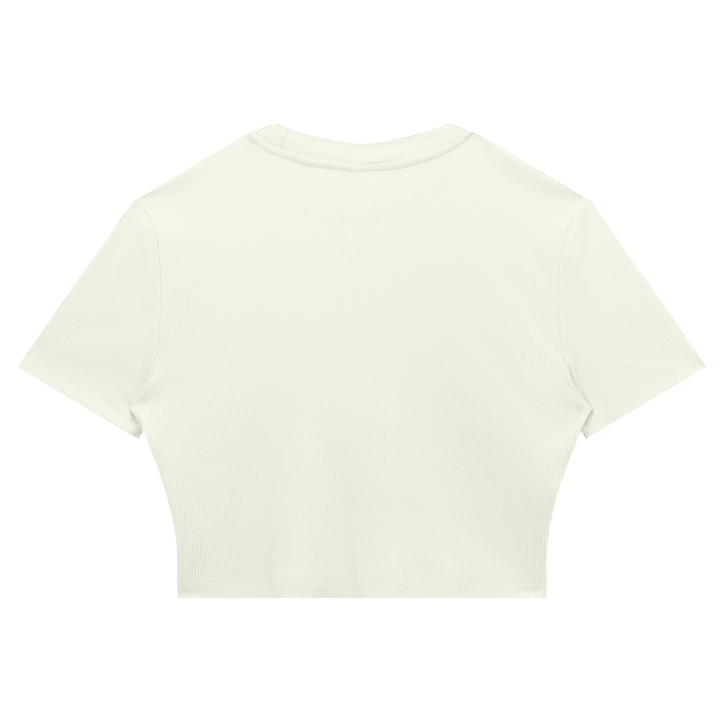Awake Ribbed Crop T-Shirt
