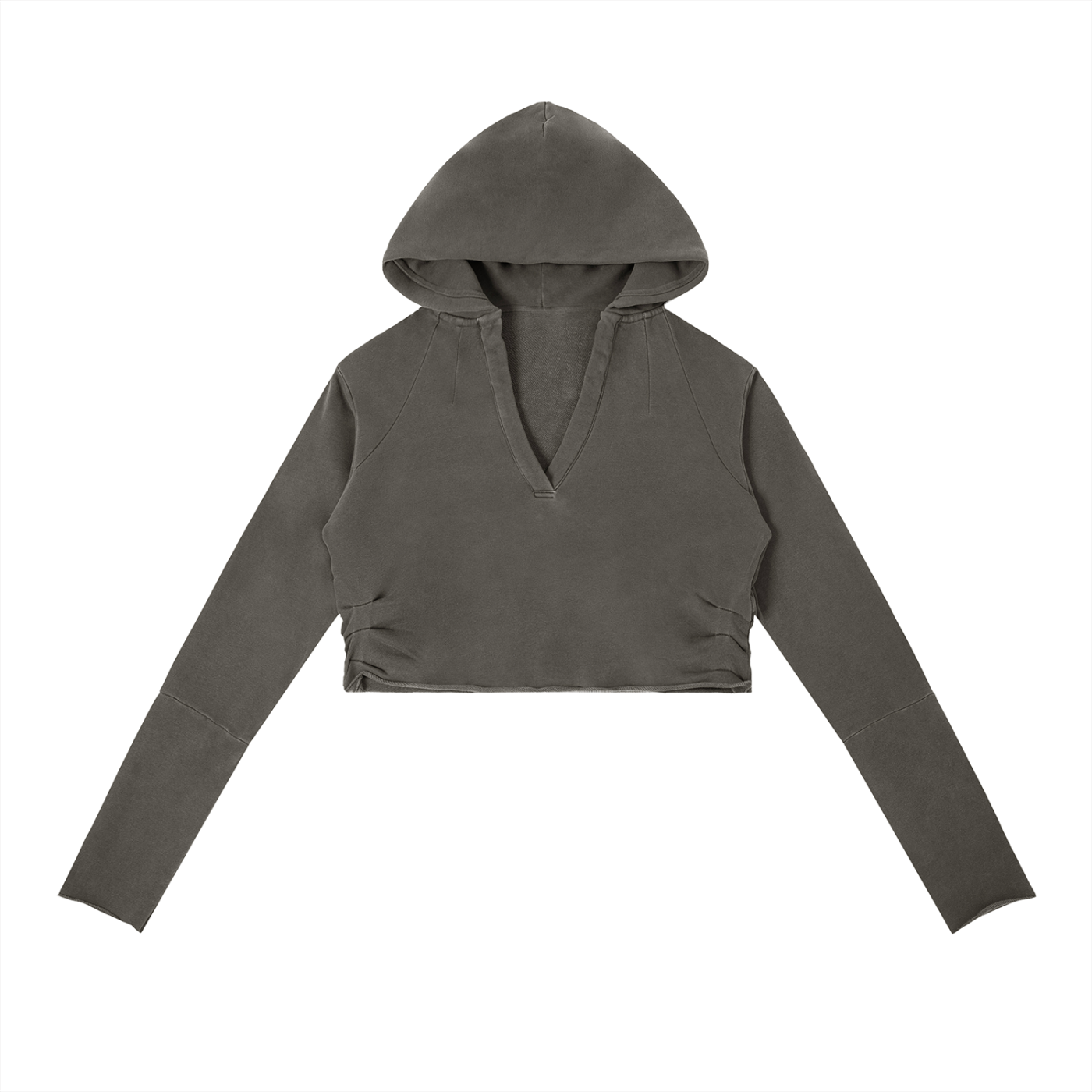 Dry Season Mirror Raw Edge Hoodie