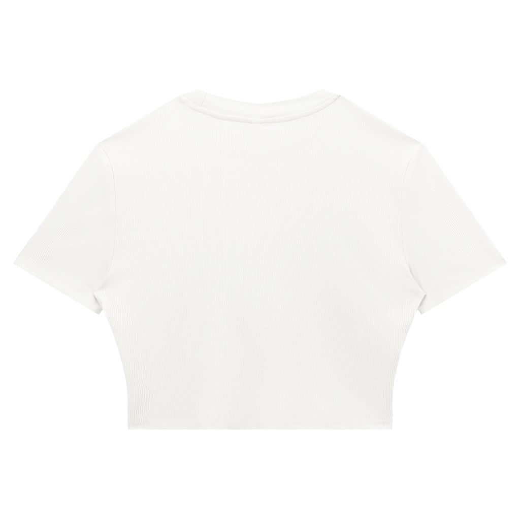 Awake Ribbed Crop T-Shirt