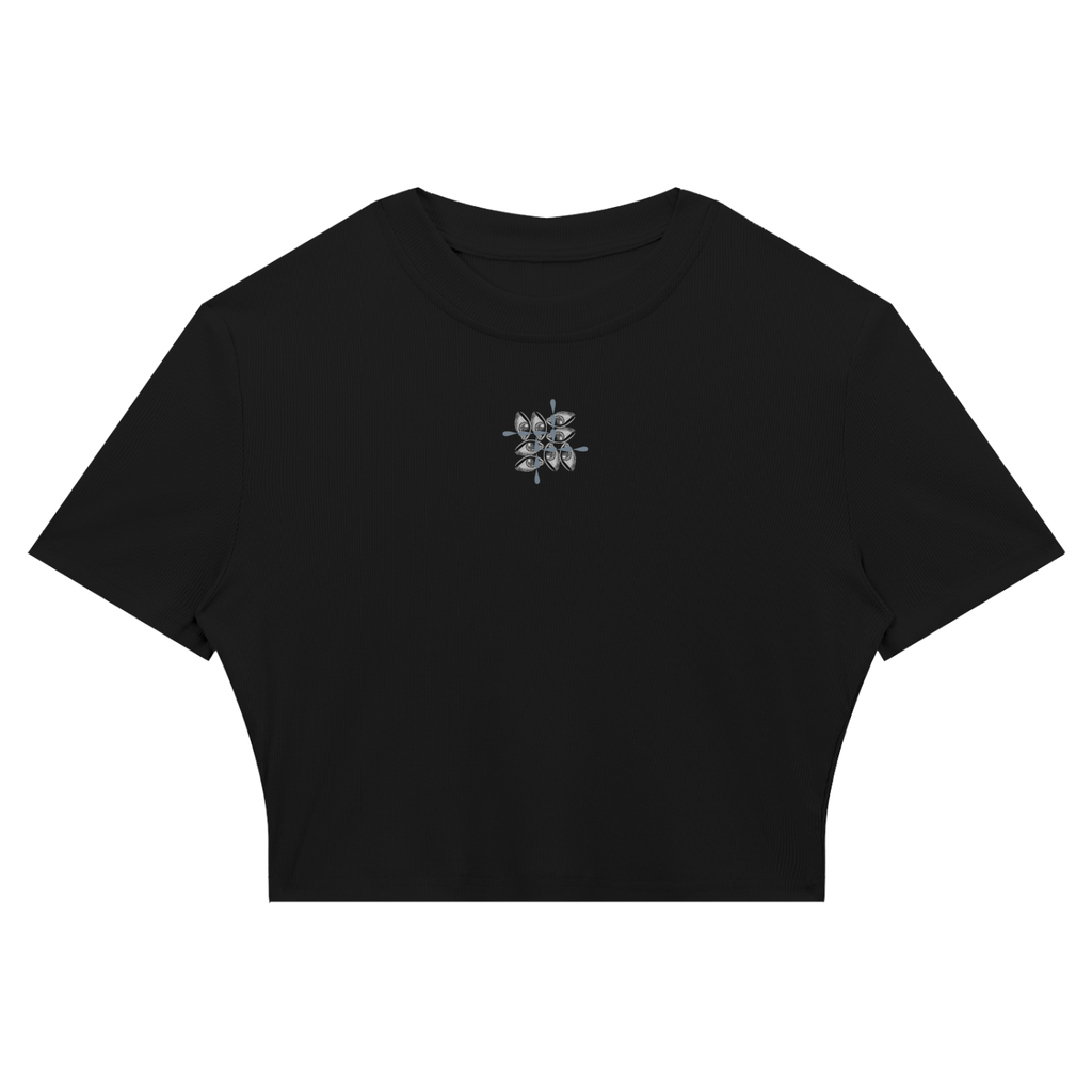 Awake Ribbed Crop T-Shirt