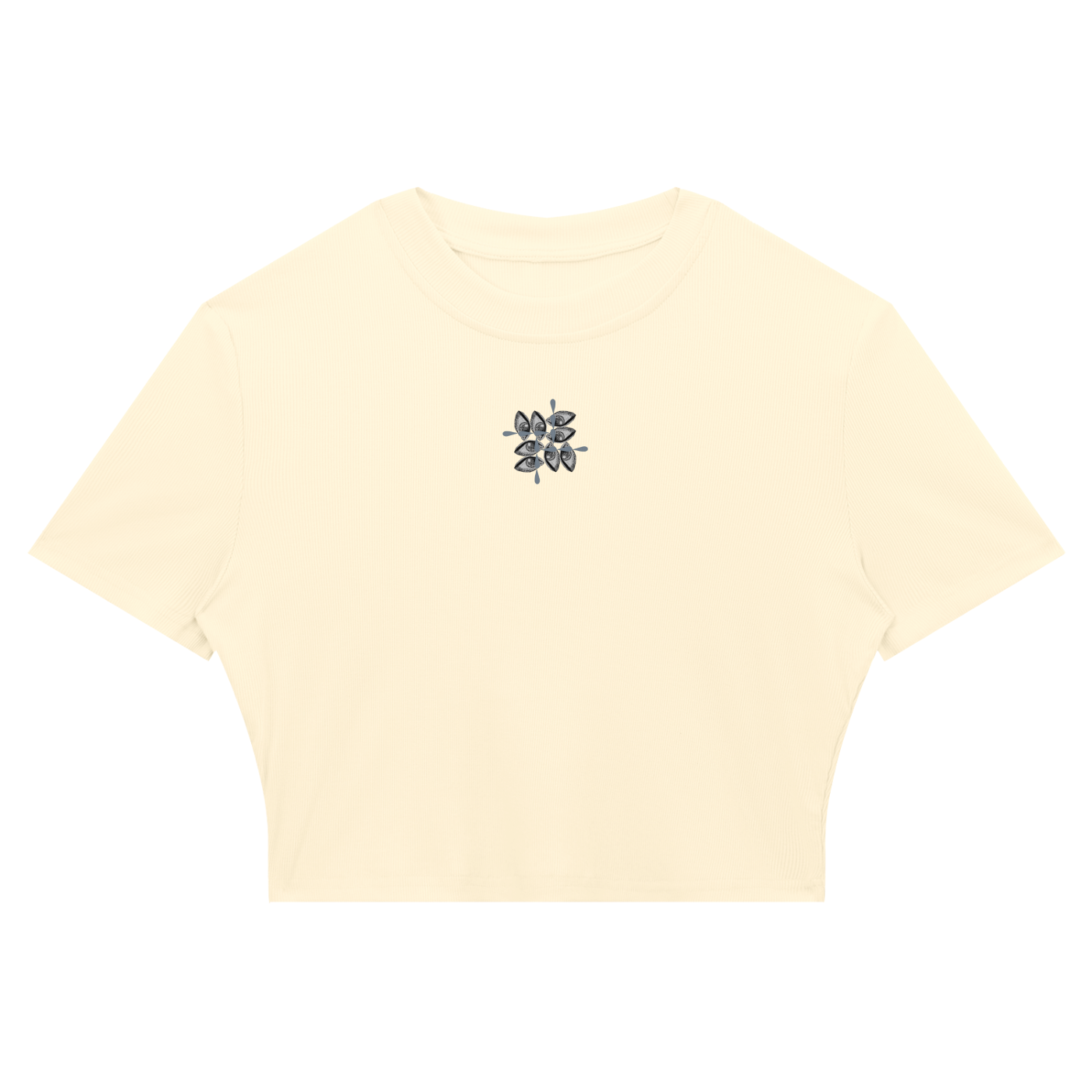 Awake Ribbed Crop T-Shirt