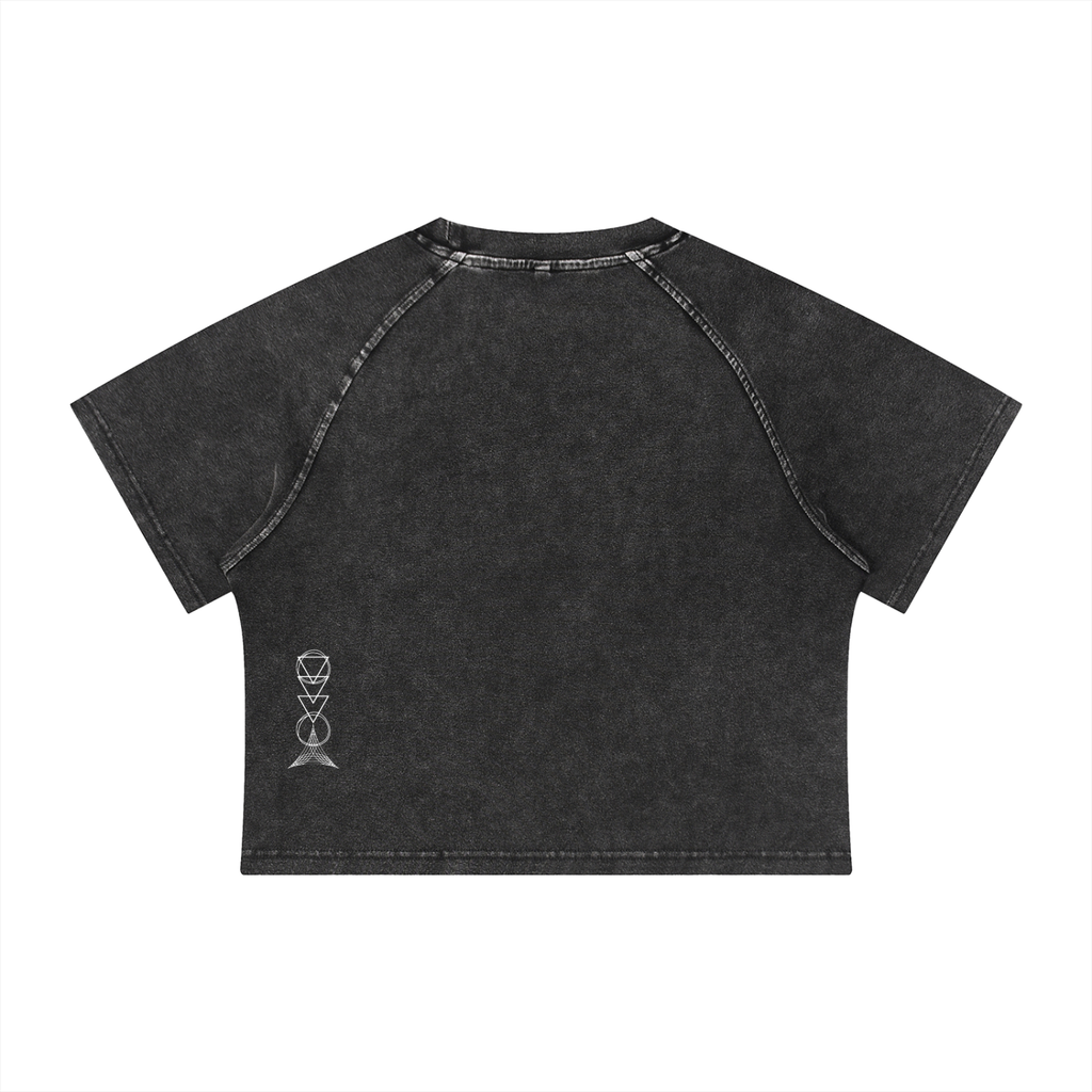 Turn it Over Raglan Crop T-Shirt