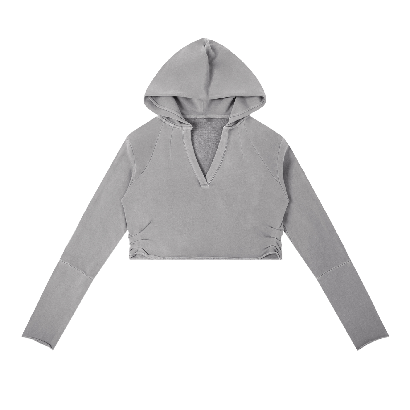 Dry Season Mirror Raw Edge Hoodie