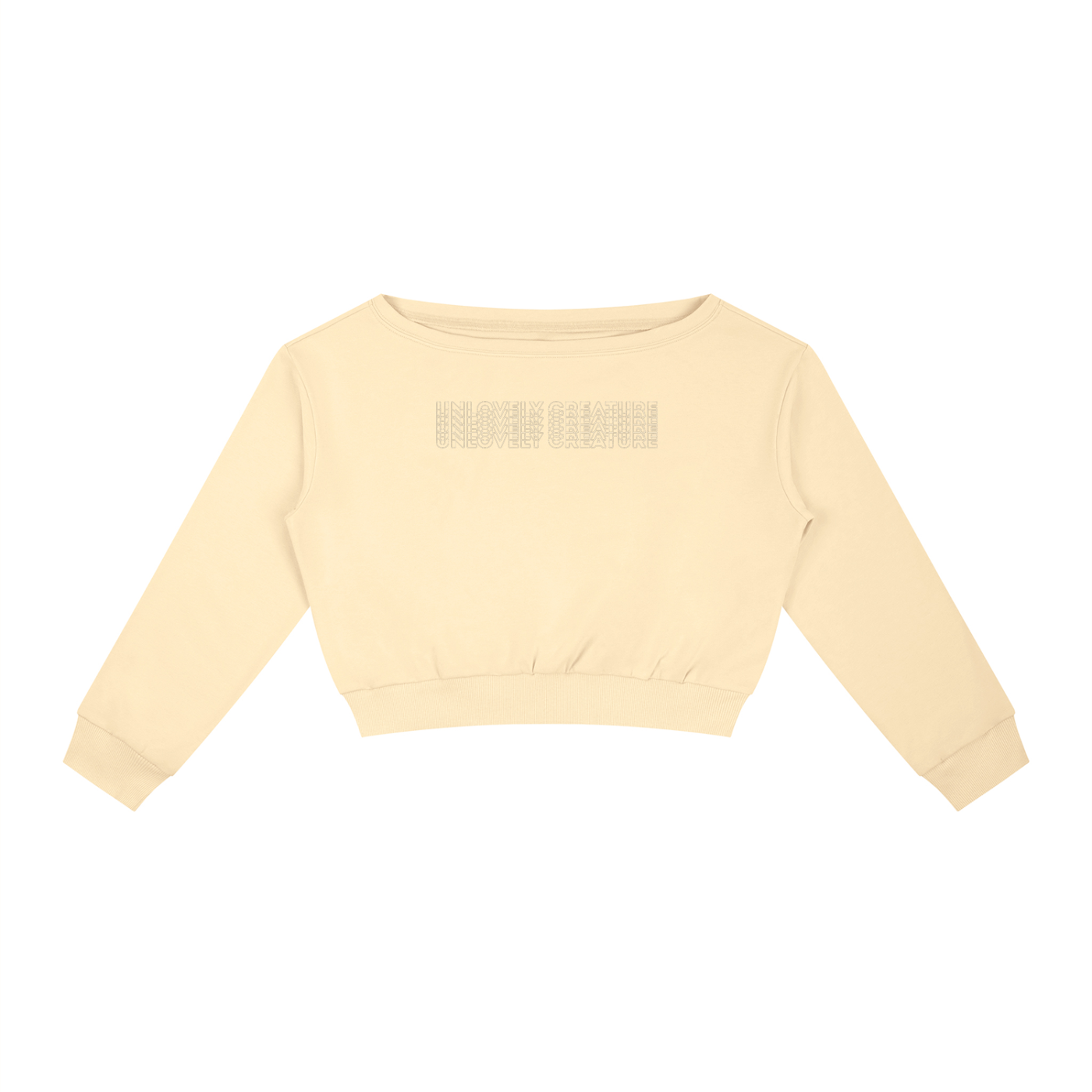 Unlovely Creature Off-Shoulder Sweatshirt