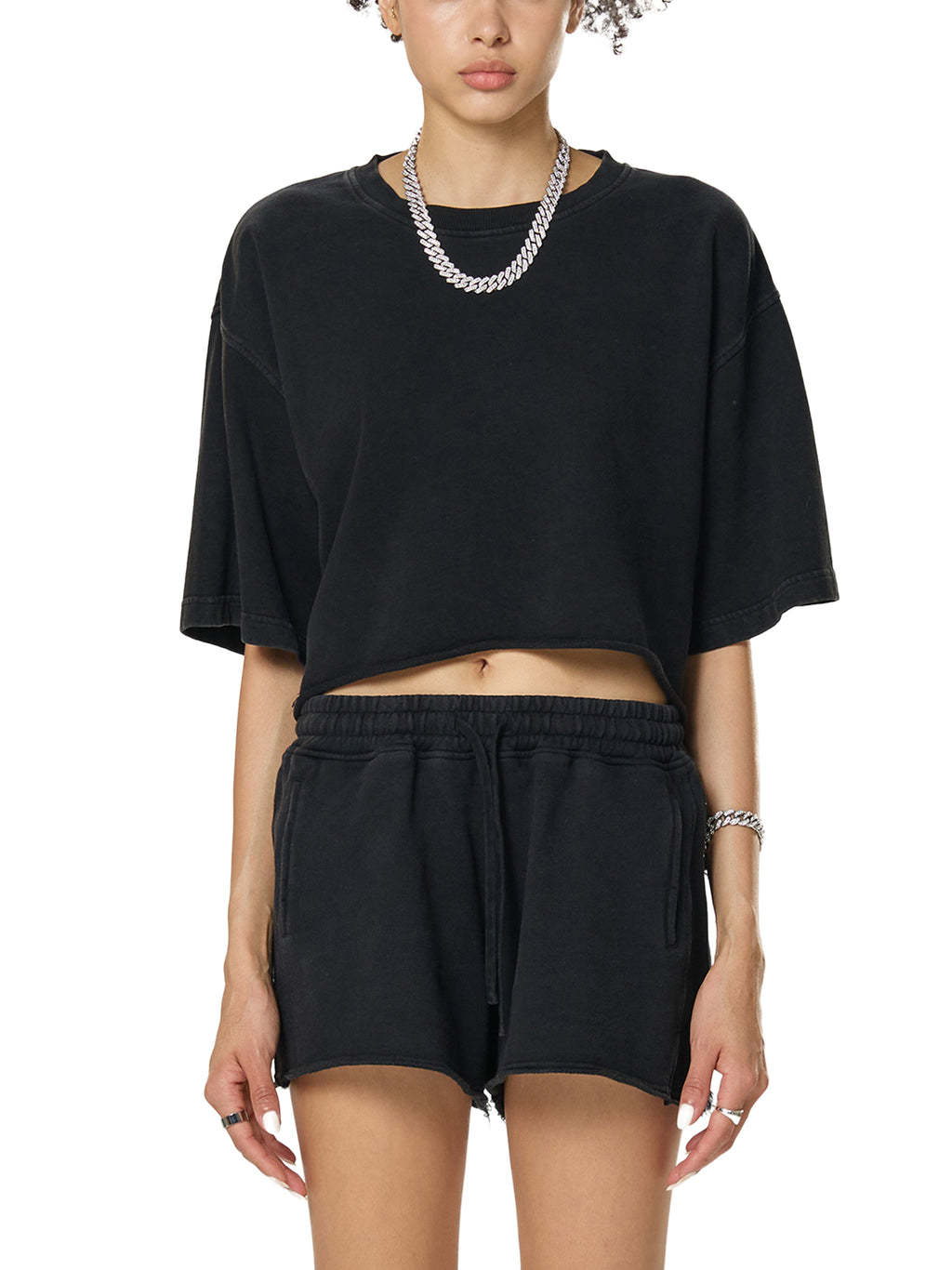 Dry Season Raw Edge Crop Top