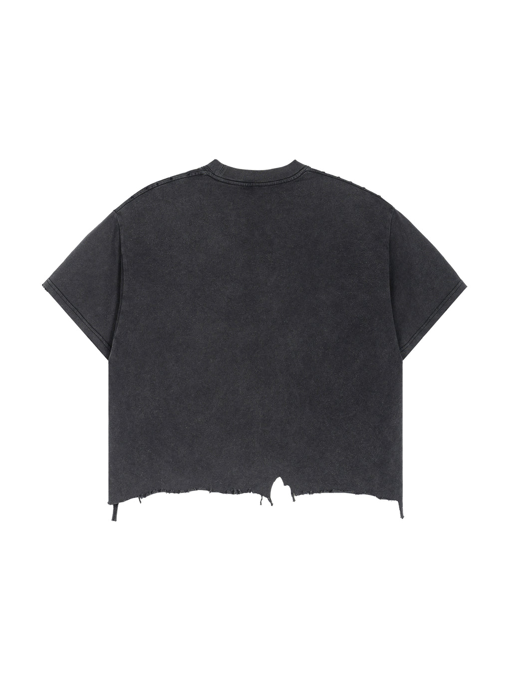 It Took Boxy Distressed Hem T-Shirt