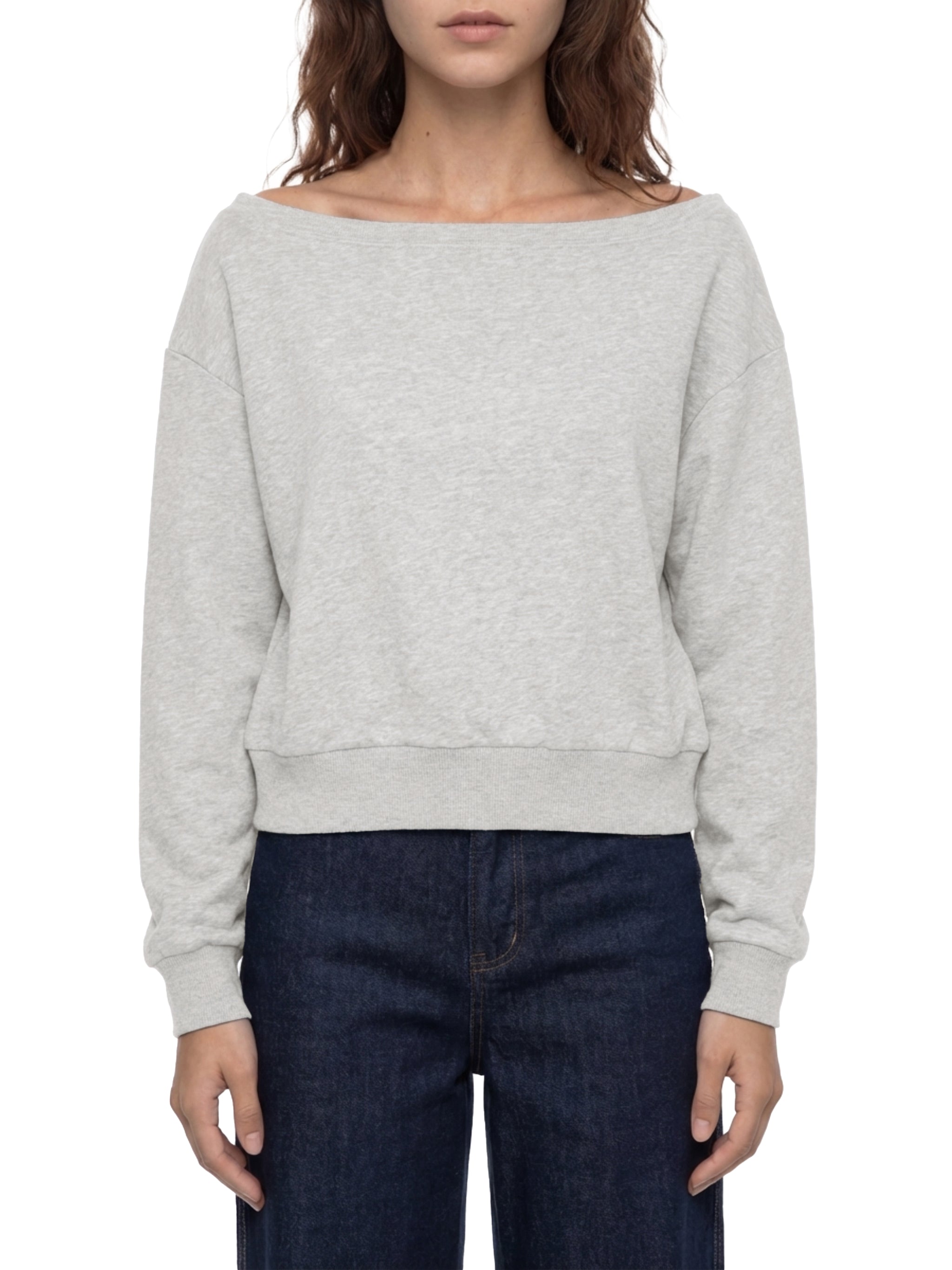 Unlovely Creature Off-Shoulder Sweatshirt